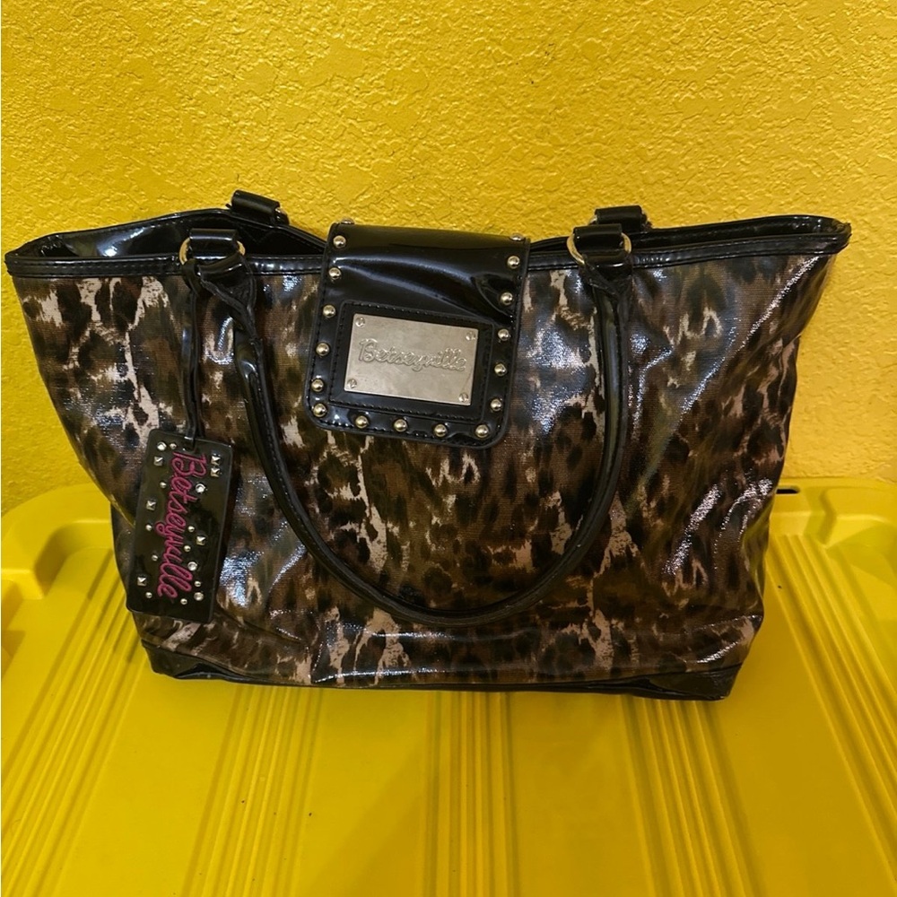 Betsey Johnson Wild Leopard Tote